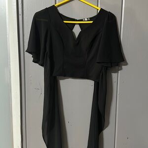 Black women’s size small blouse